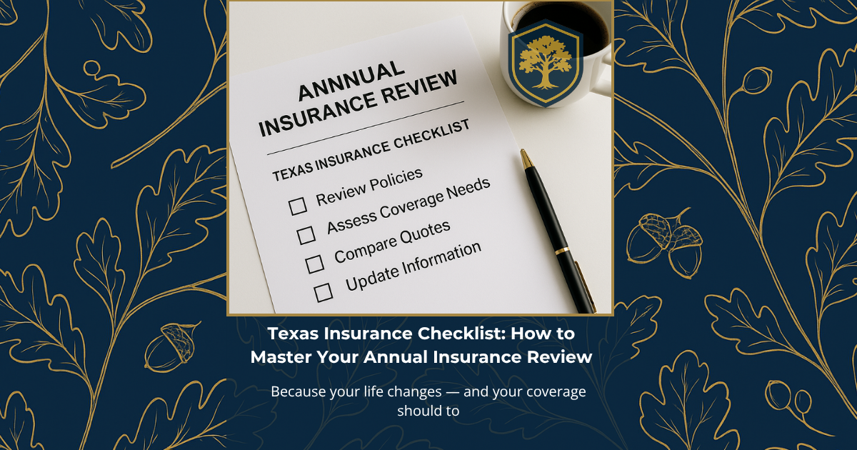 texas insurance checklist how to master your annual insurance review