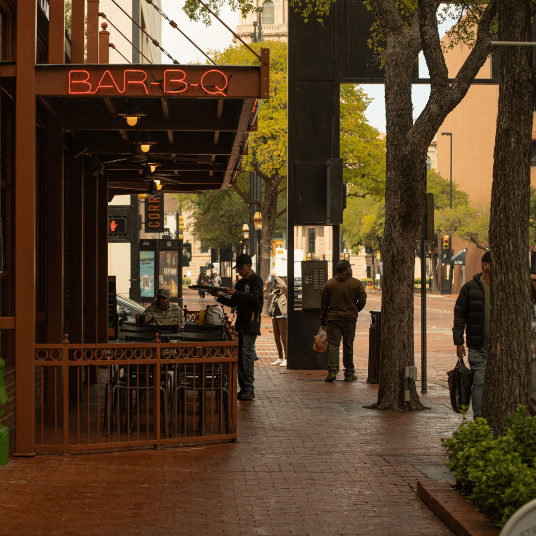 Small Texas restaurant storefront used for a business owners policy insurance article